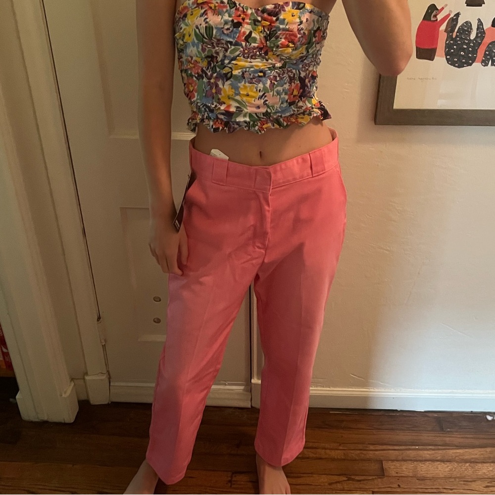 Pink urban outfitters x dickies